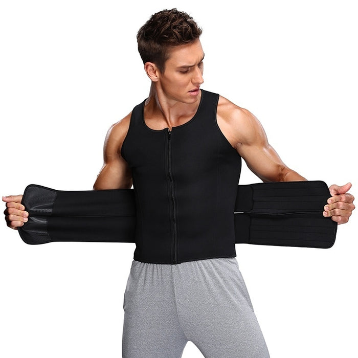 Men's Body Shaper Trainer Sauna Vest