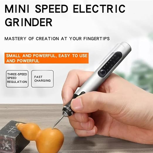 Mini Cordless Electric Grinder Drill Engraving Pen 3 Speed Rotary Tools Set