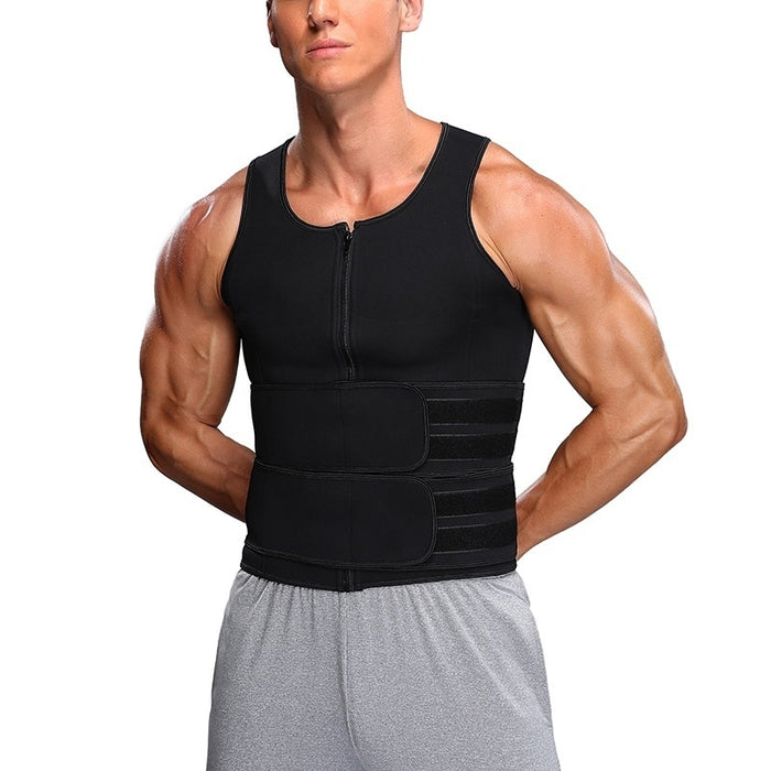 Men's Body Shaper Trainer Sauna Vest