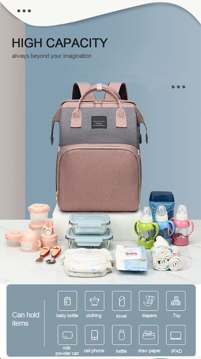 Foldable Baby Bed Diaper Bag