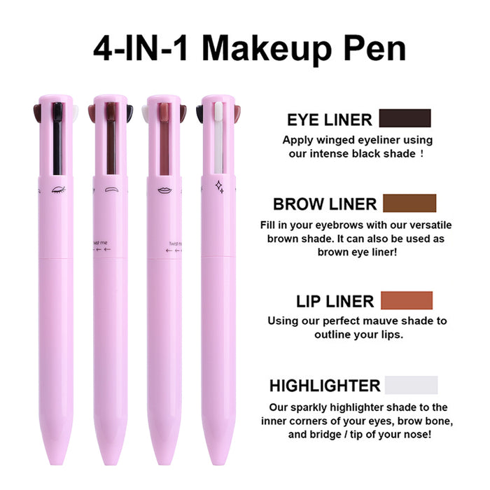 4-In-1 Makeup Pen, Eye Liner, Lip Liner Click to Open