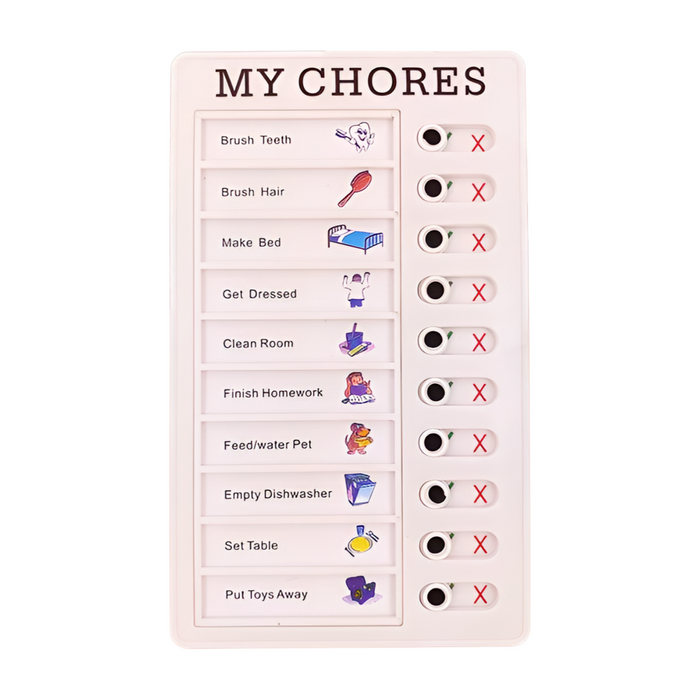 Reusable to Do List, Detachable Checklist Board, Chore Chart for Kids and Adults, Daily Chore Planner Board
