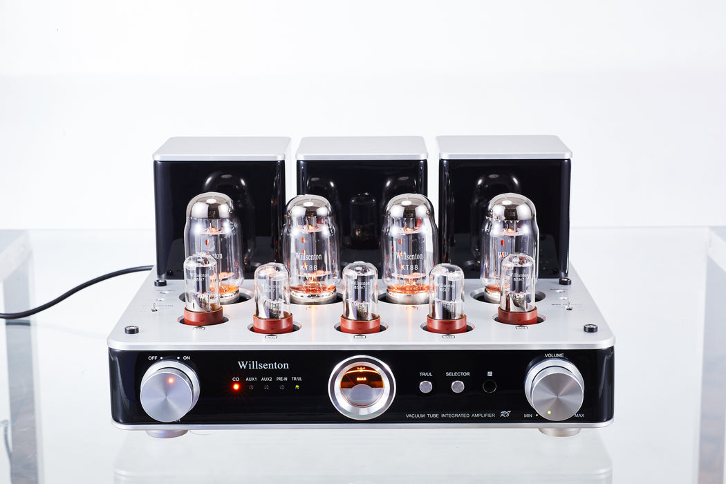 Willsenton R8 stereo Amplifier tube KT88x4 or EL34*4 Integrated Amplifier &amp; Power Amplifier &amp; Headphones amp All in One