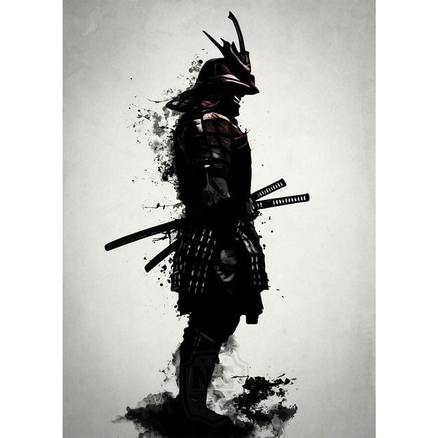 Samurai Canvas HD Prints Painting