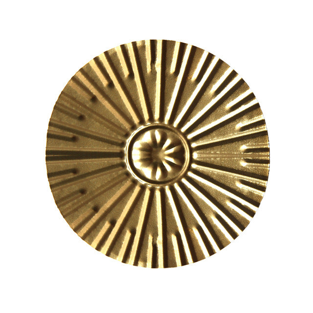 Nordic Round Golden Wall Decoration